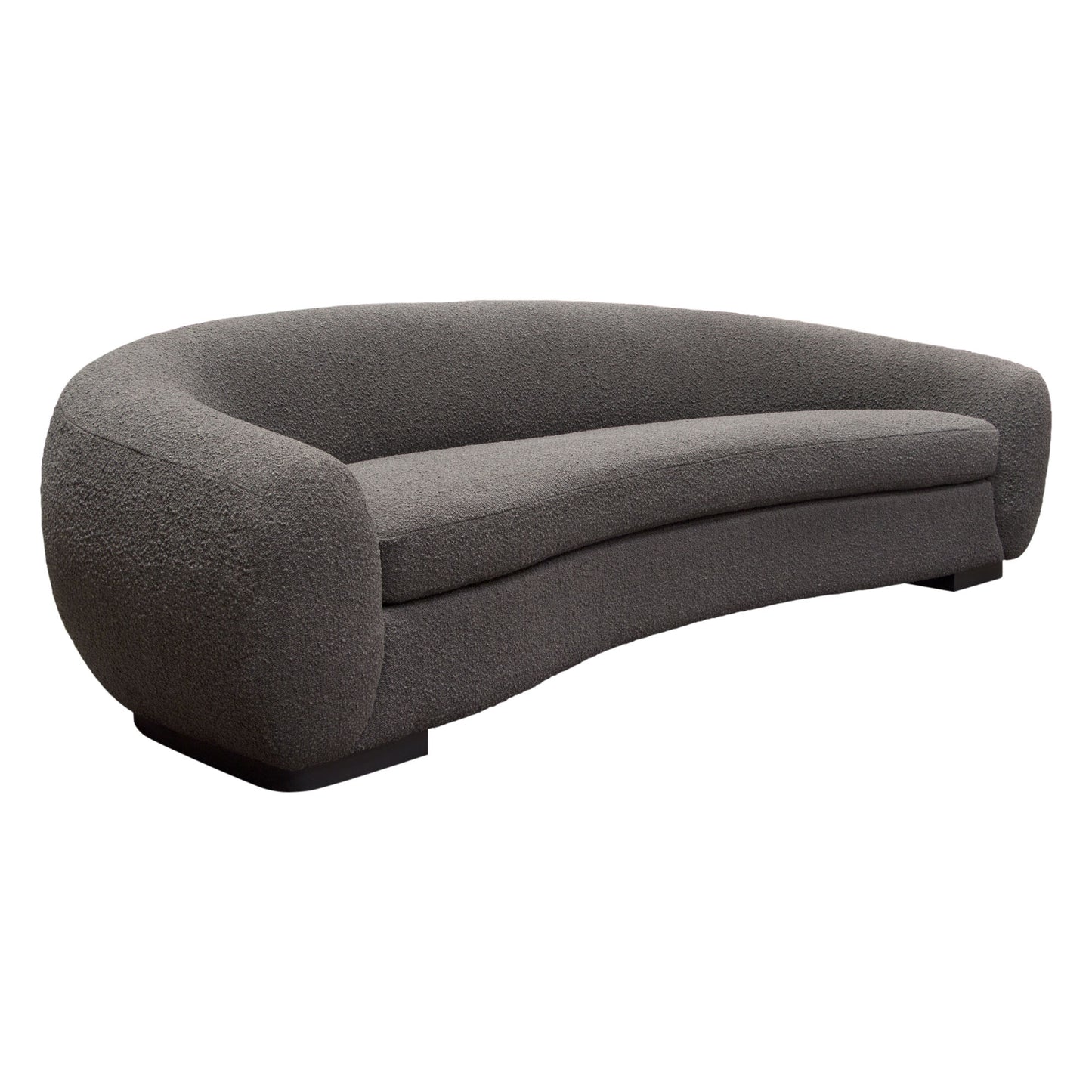 Pascal Sofa Textured Fabric w/ Contoured Arms & Back by Diamond Sofa