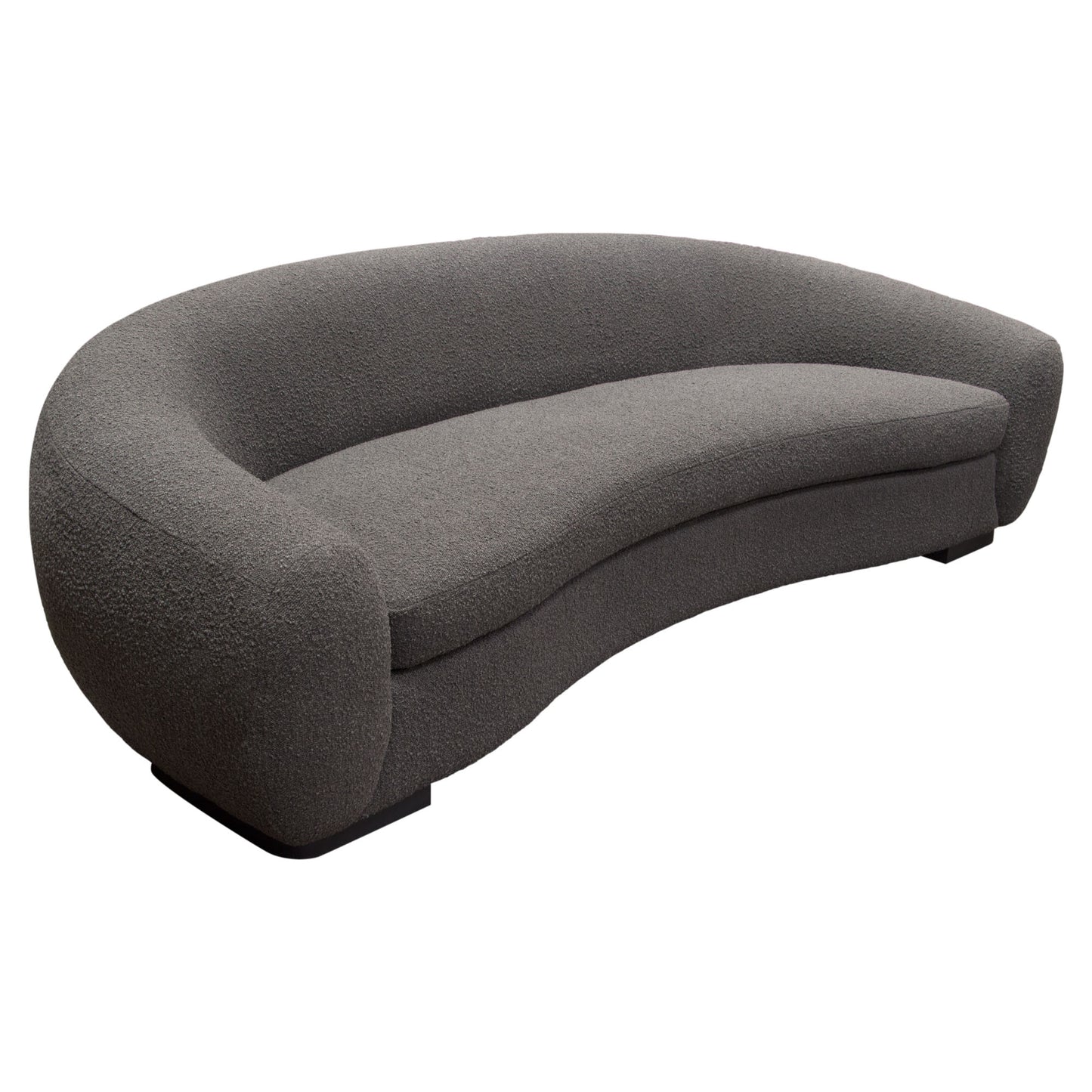 Pascal Sofa Textured Fabric w/ Contoured Arms & Back by Diamond Sofa