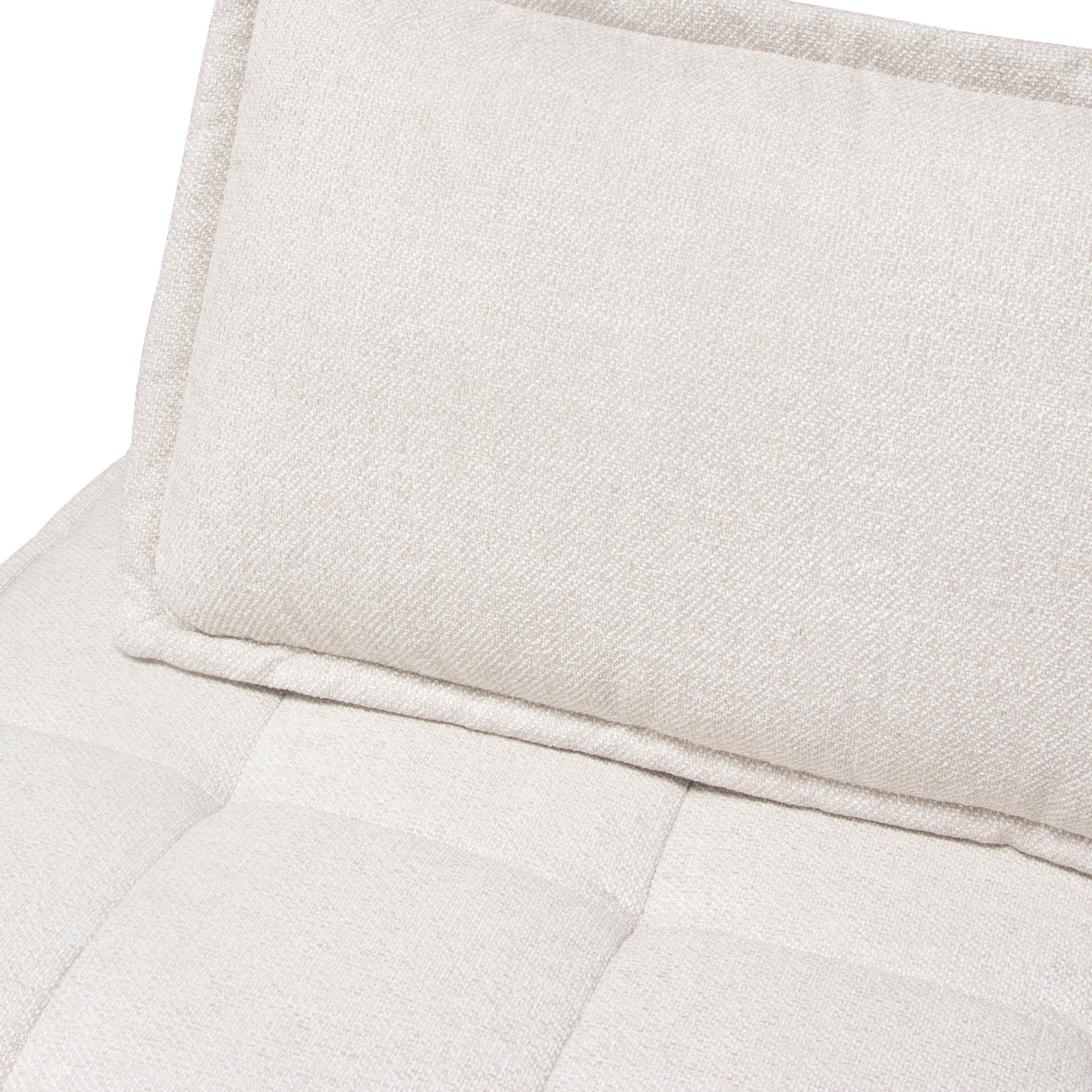 Platform 2-Piece Square Modular Lounger by Diamond Sofa, Non-Skid Backrest