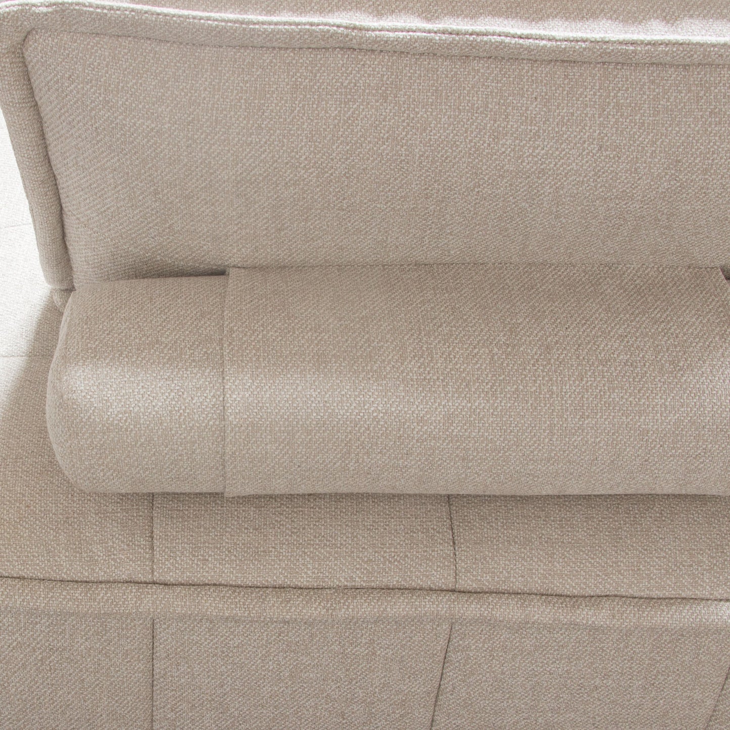 Platform 3-Piece Square Modular Lounger by Diamond Sofa Fabric w/ Bolstered, Non-Skid Backrest