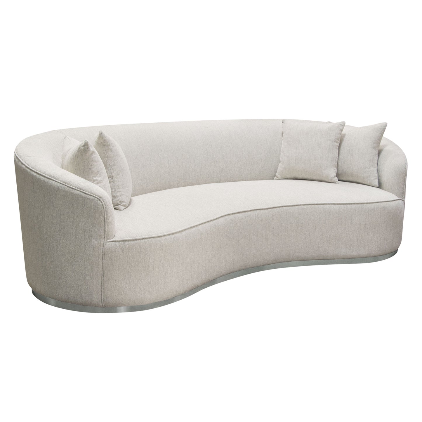 Raven Sofa Velvet Accent Trim by Diamond Sofa