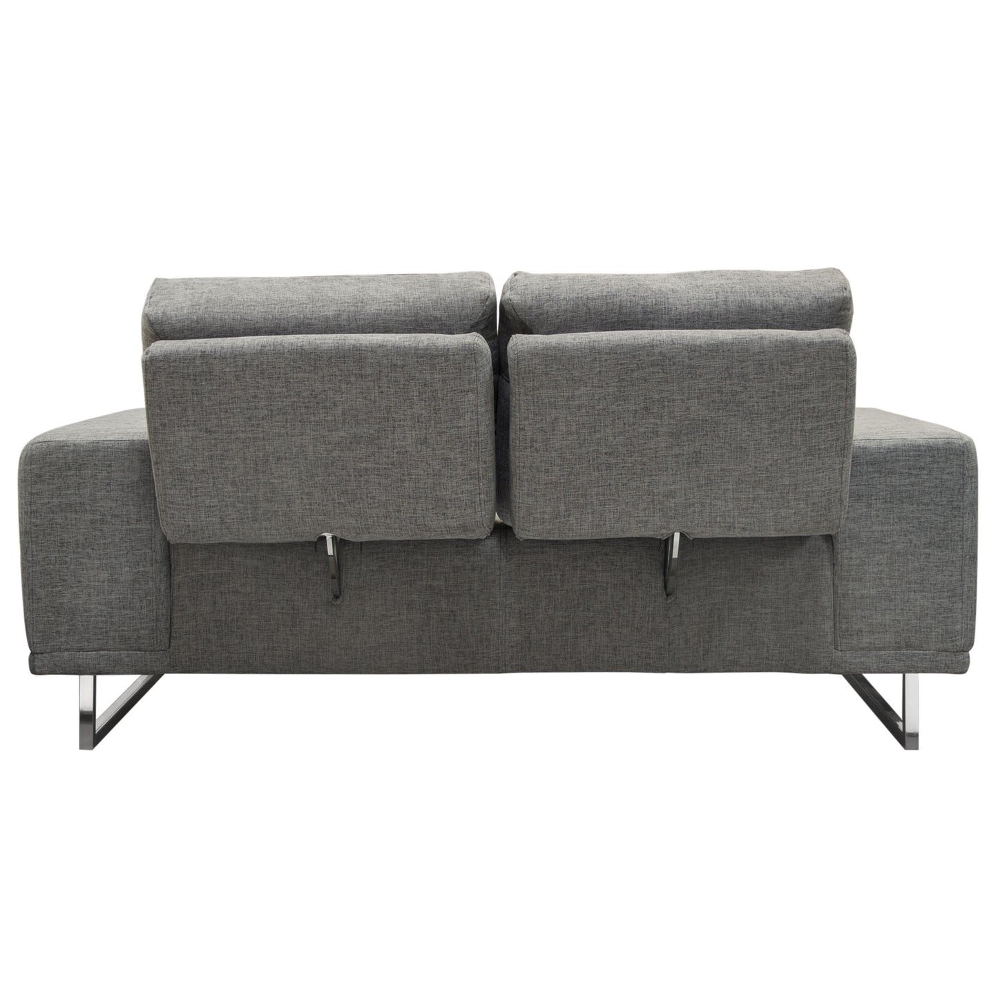 Russo Loveseat w/ Adjustable Seat Backs Leather/Fabric by Diamond Sofa