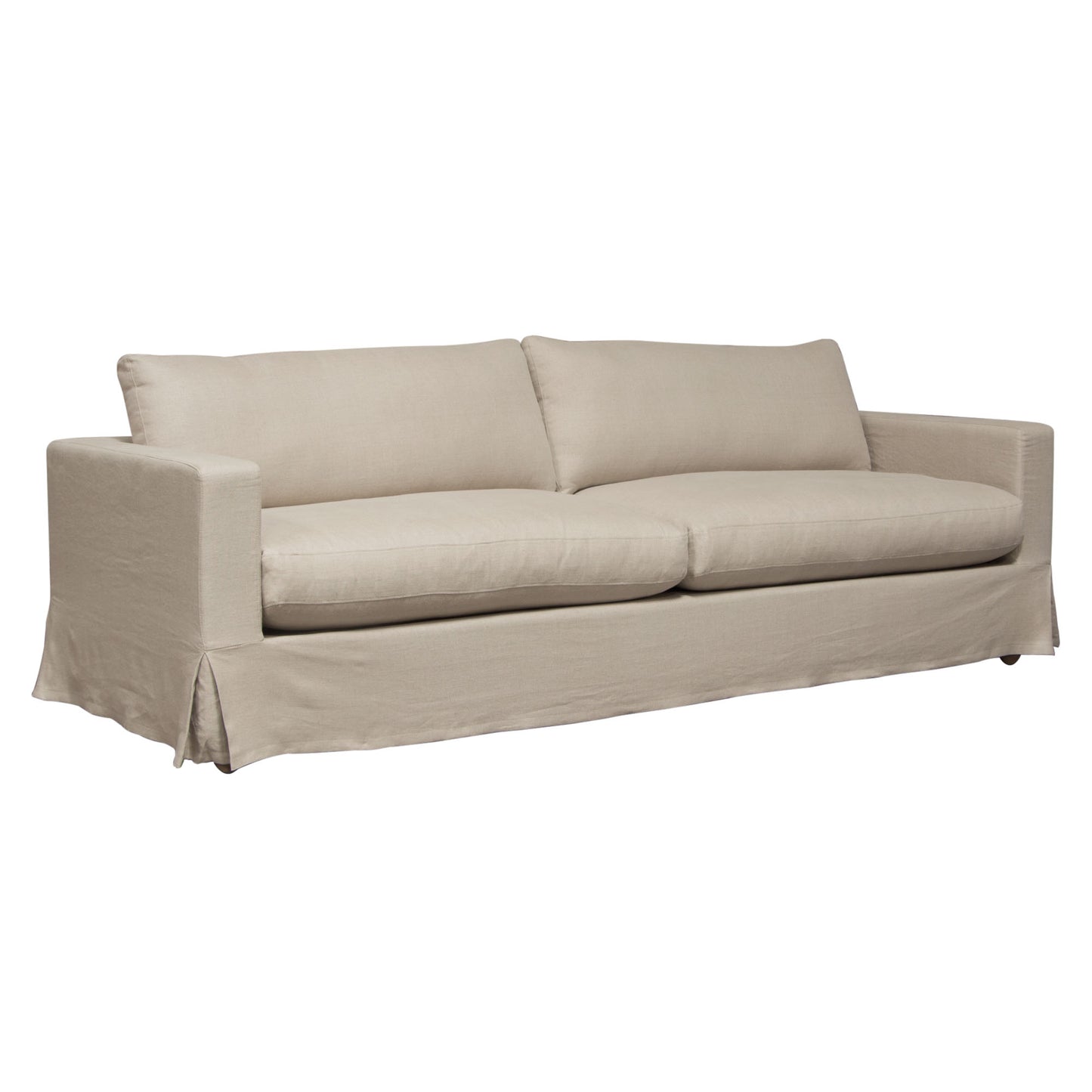 Savannah Slip-Cover Sofa Natural Linen by Diamond Sofa