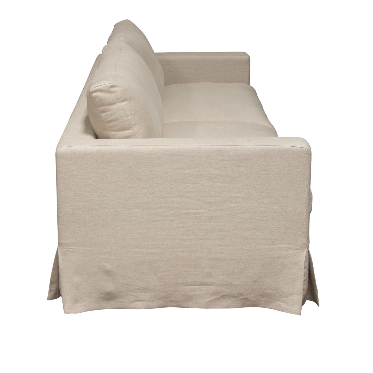 Savannah Slip-Cover Sofa Natural Linen by Diamond Sofa