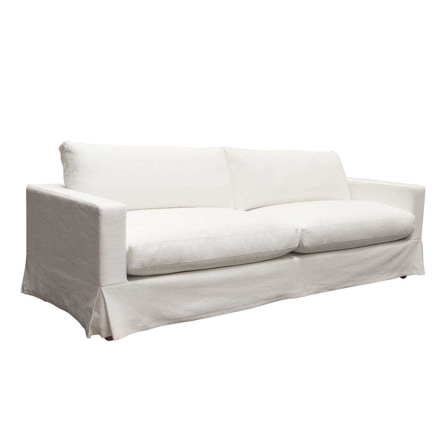 Savannah Slip-Cover Sofa Natural Linen by Diamond Sofa