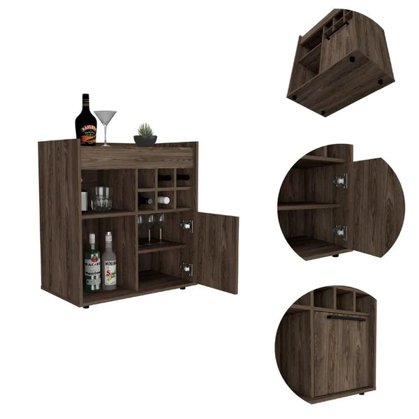 FM Furniture Leeds Bar Cabinet FM6705BLC