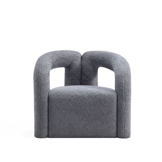 Manhattan Comfort Modern Darian Boucle Accent Chair