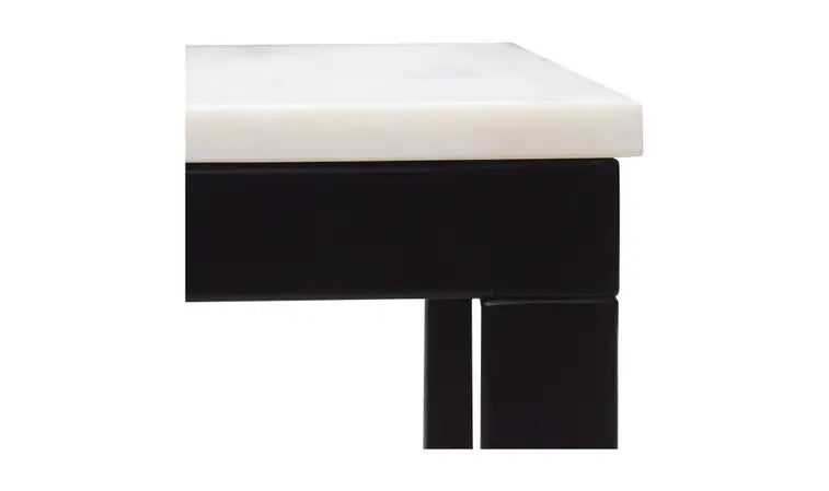 Moe's Home Parson Side Table White Marble KY-1031-02-0