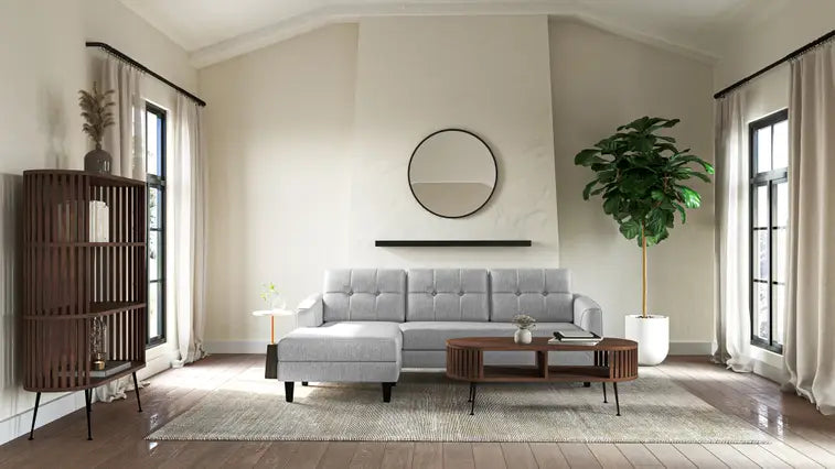 Moe's Home Belagio Sofa Bed With Chaise