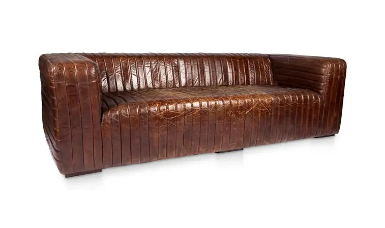 Moe's Home Castle Sofa Leather