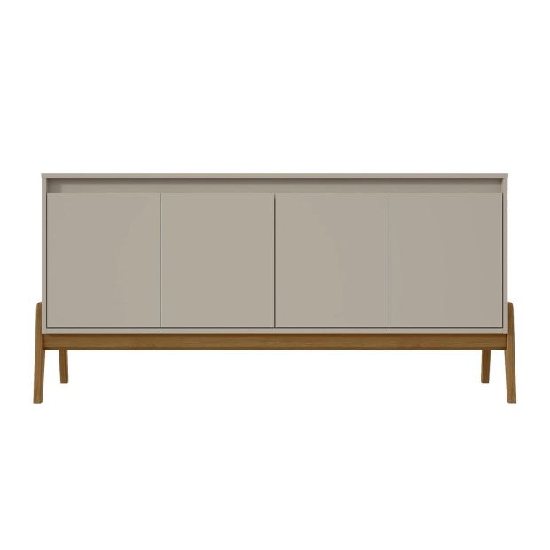 Manhattan Comfort Mid-Century Modern Gales 63.32 Sideboard with Solid Wood Legs